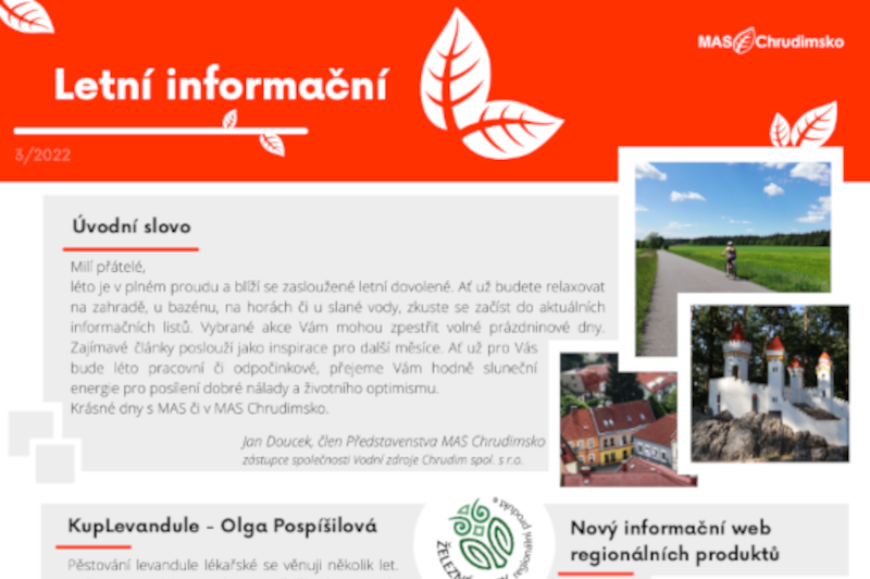 Přejít na třetí vydání informačních listů