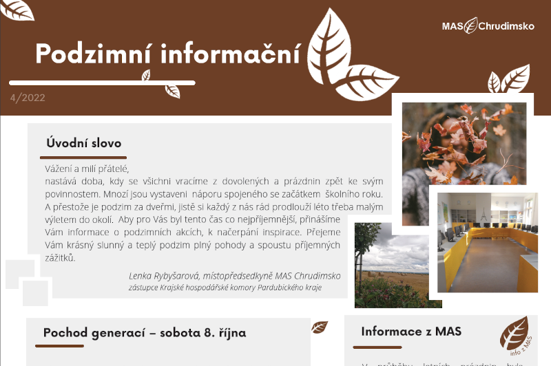 Přejít na čtvrté vydání informačních listů