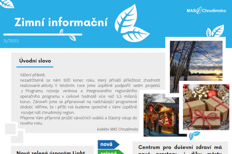 Přejít na páté vydání informačních listů