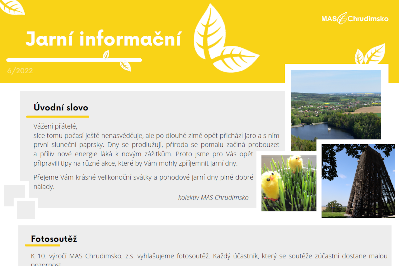 Přejít na šesté vydání informačních listů