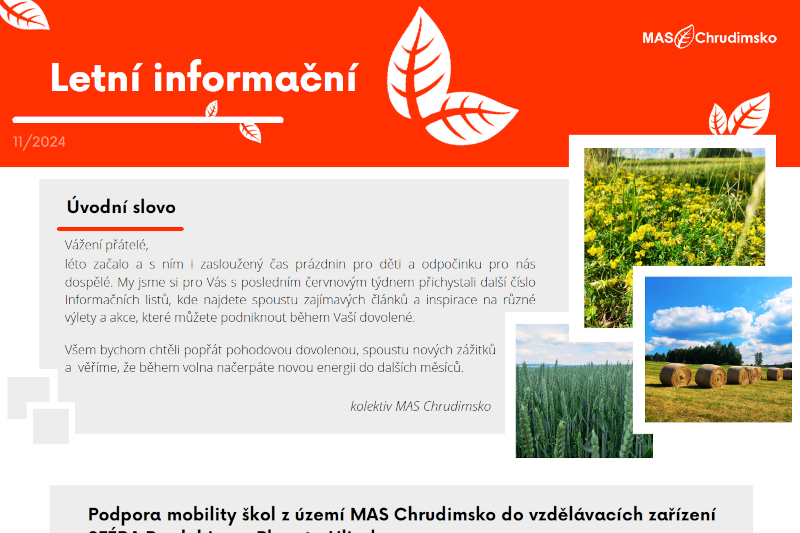 Přejít na jedenácté vydání informačních listů