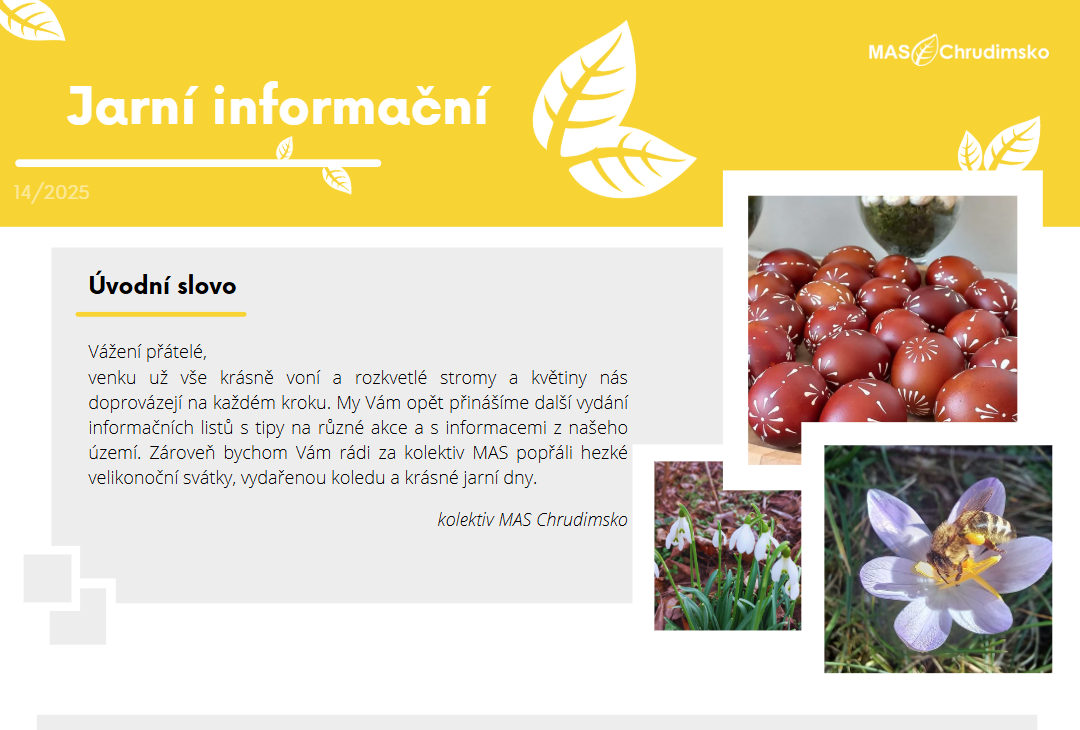 Přejít na čtrnácté vydání informačních listů