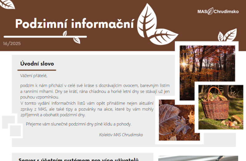 Přejít na šestnácté vydání informačních listů