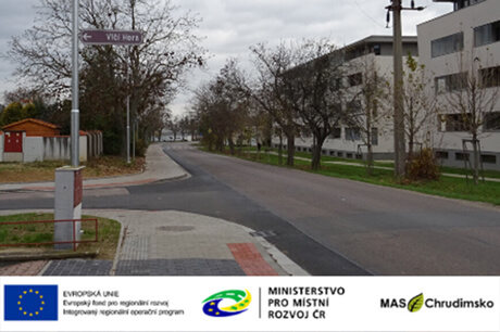 Rekonstrukce chodníků a veřejného osvětlení v ulici Václavská, Chrudim